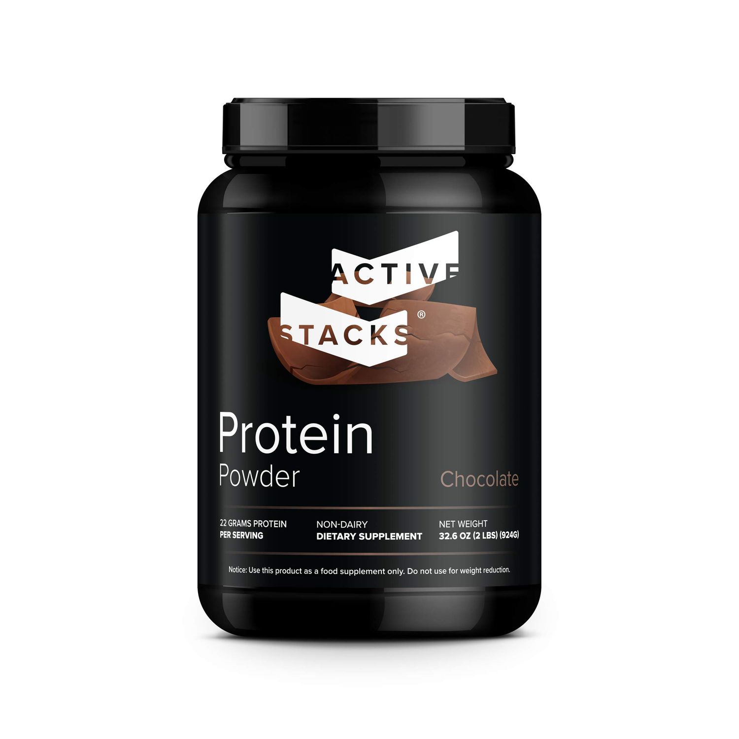 Active Stacks Beef Protein Isolate Powder, Chocolate - Dairy Free with Natural Collagen for Keto, Paleo, Bone Broth &amp; Low Carb Diets, 2 Pound