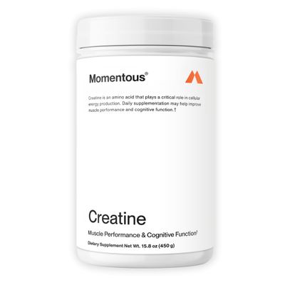 Momentous Creatine Monohydrate Powder - Creapure Creatine Performance - Monohydrate Creatine for Muscle Support, Helps Energy Levels - Creatine for Women &amp; Men - 5g Per Serving, 90 Servings