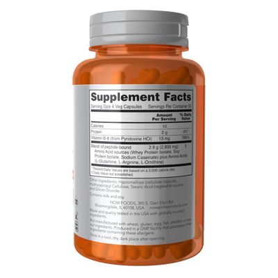 NOW Sports Nutrition, Amino CompleteTM with Vitamin B-6, 120 Count