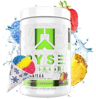 BCAA + EAA Supports Hydration, Endurance and Recovery - Tropical Snocone (13.3 Oz. / 30 Servings)