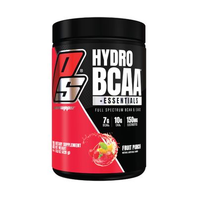 ProSupps HydroBCAA BCAA/EAA Full Spectrum Matrix, 7g BCAAs, 3g EAAs, 0g Sugar, 0g Carbs, (30 Servings, Fruit Punch Flavor)