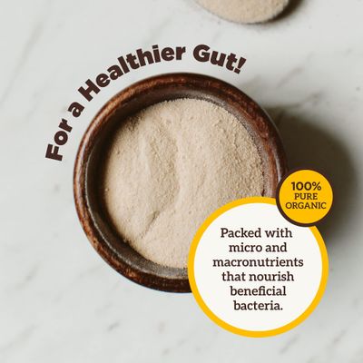 Organic Acacia Fiber Powder (30 Ounce): Natural, Whole Food, Plant Based Prebiotic Superfood for Gut Health