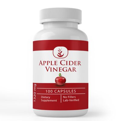Pure Original Ingredients Apple Cider Vinegar, (100 Capsules) Always Pure, No Additives Or Fillers, Lab Verified