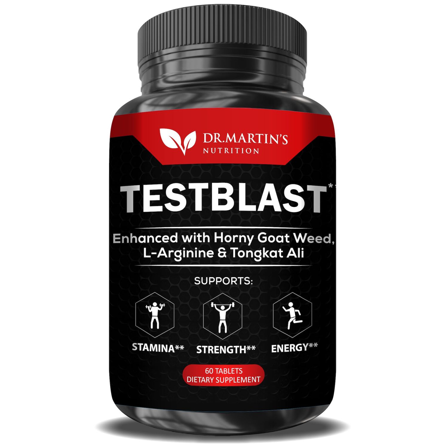 Extra Strength Testosterone Booster - Naturally Boost Your Stamina, Endurance, Strength &amp; Energy for Men &amp; Women - Burn Fat &amp; Build Lean Muscle Mass Today