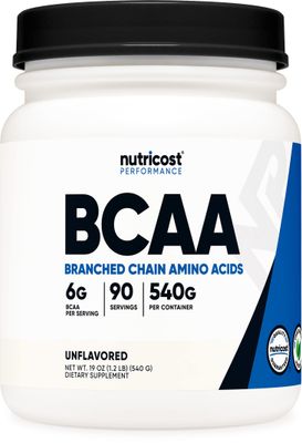 Nutricost BCAA Powder 2:1:1 (90 Servings, No Flavor Added) - Branched Chain Amino Acids