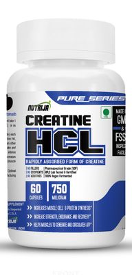 NutriJa Creatine HCL 750MG - 60 Capsules