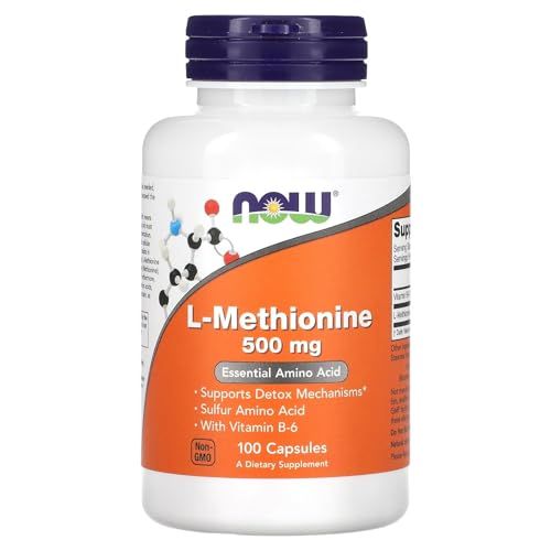 NOW Foods L-Methionine 500 mg 100 Caps