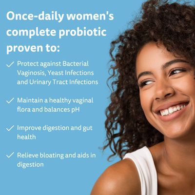 Happy v Dr. Formulated Vaginal Probiotics for Women, Clinically Proven Womens Probiotic for Vaginal Health &amp; pH Balance Complex, Natural BV Treatment &amp; Yeast Infection Prebiotics, 60 Vegan Capsules