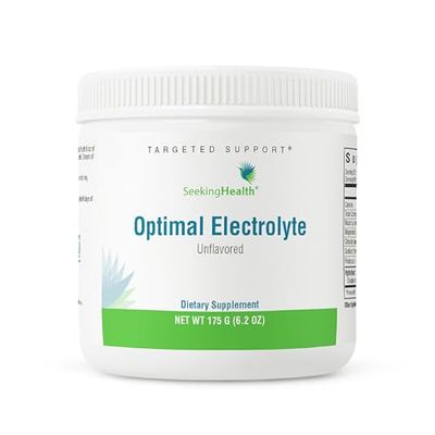 Seeking Health Optimal Electrolyte Powder, Unflavored, Healthy Energy and Endurance Support, Promotes Hydration and Healthy Muscles, Vegan and Vegetarian (30 Servings)*