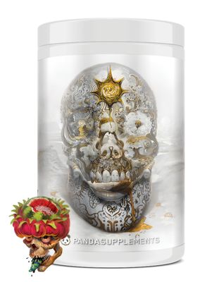 Underground Bio Labs/Panda Supps Skull:Nootropic Pre-Workout,403mg Caffeine, Tunnel Vision Focus,Pumps, Unparalled Energy (40 Scoops) (Dragonfruit Watermelon Candy) Skull Crusher