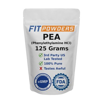 Beta Phenylethylamine HCl Pea Powder (Phenethylamine), Phenylethylamine Powder for Serotonin, Dopamine, and Energy Boost