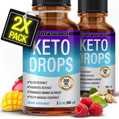 Toplux Keto Diet Drops Ketogenic Supplement - Premium Formula to Support Ketosis, Better Absorption Liquid, Garcinia Cambogia, for Men &amp; Women
