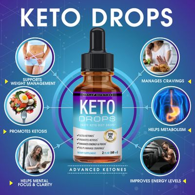Toplux Keto Diet Drops Ketogenic Supplement - Premium Formula to Support Ketosis, Better Absorption Liquid, Garcinia Cambogia, for Men &amp; Women