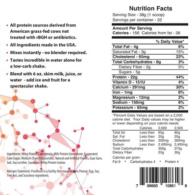 The Diet Doc Precision Protein Blend: 2.2lb (Vanilla Bean)