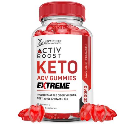 Activboost Keto ACV Gummies Extreme 2000MG Active Boost Keto Gummies Apple Cider Vinegar Activ Boost Formulated with Pomegranate Beet Juice Powder B12 Vegan Non GMO 60 Gummys