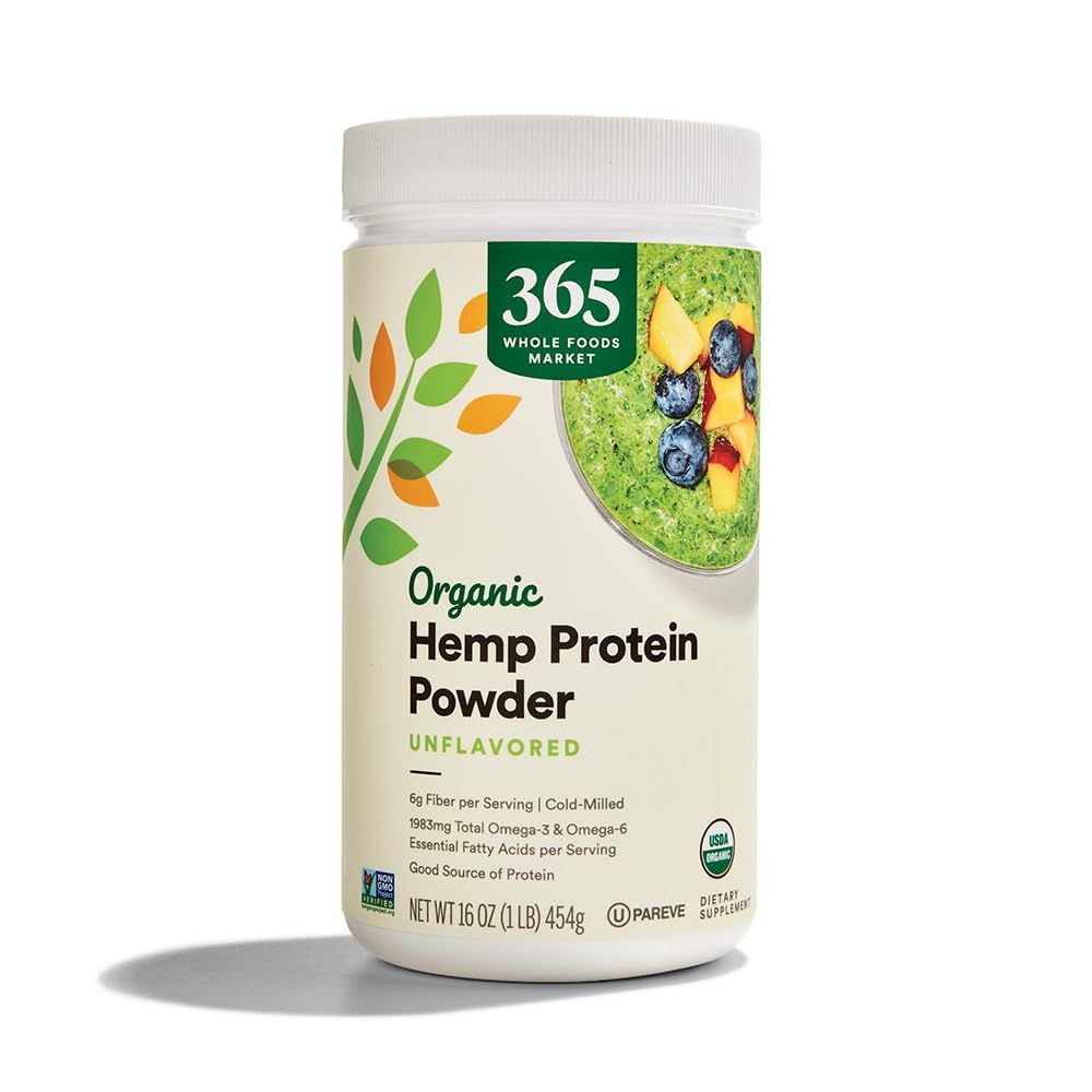 365 by Whole Foods Market, Protein Powder Hemp Organic, 16 Ounce