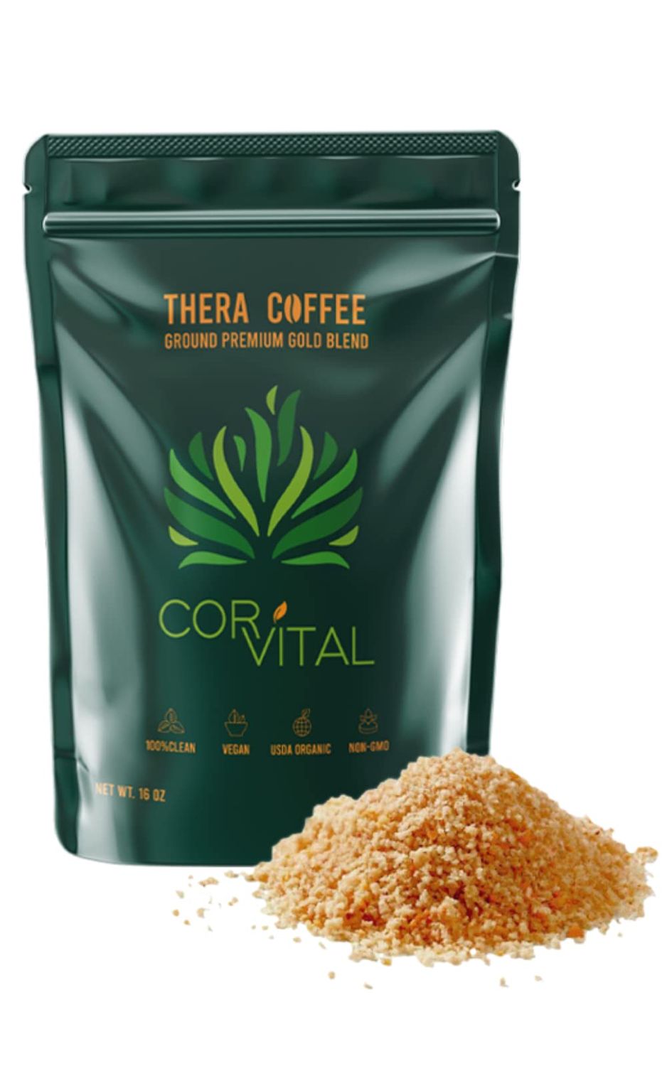 Cor-Vital 1lb Coffee Enema - Organic Enema Coffee - Best Organic Coffee for Enema - Gerson Approved Therapy Roast Coffee Detox Cleanse - Liver Cleanse Detox &amp; Repair - Mold Free Coffee Colon Cleanse