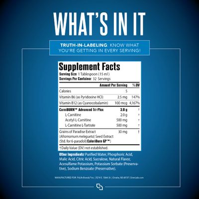 Siren Labs L-Carnitine Elite Burn Liquid Keto Fat Burner and Metabolism Activator - Fat Loss Support Keto Friendly Weight Loss Increase Energy - Stimulant Free - Strawberry Blast 3000mg (32 Servings)