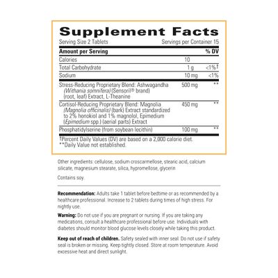 Integrative Therapeutics - Cortisol Manager - Supplement with Ashwagandha and L-Theanine - Supports Relaxation &amp; Calm* - 30 Tablets