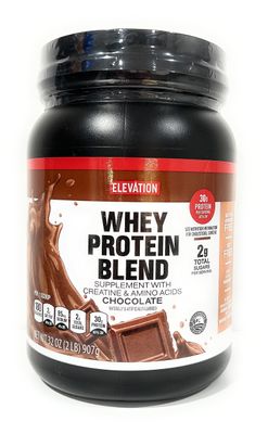 Elevation by Millville Chocolate Protein Powder 32oz, pack of 1