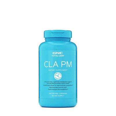 GNC Total Lean CLA PM | Nighttime Metabolism Support for Restful Sleep | 120 Softgels