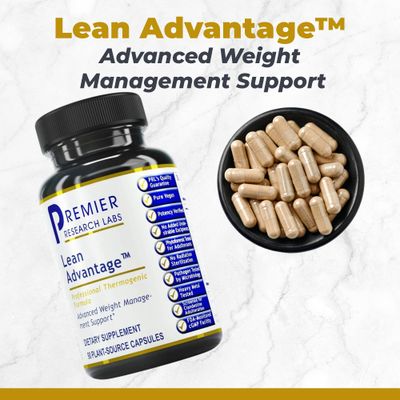 Premier Research Labs Lean Advantage: Green Coffee Bean Extract for Weight Loss, Green Coffee Extract, Coffee Pills, Appetite Suppressant for Women &amp; Men, Weight Management Supplement - 90 Capsules