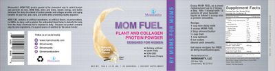 Momsanity Dairy-Free Meal Replacement Protein Powder for Women - Plant &amp; Collagen Protein Blend | 20g Protein (Vanilla)