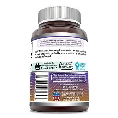 Amazing Formulas L-Arginine Supplement | 500 Mg Per Serving | 250 Capsules | Amino Acid Supplement for Men &amp; Women | Non-GMO | Gluten Free | Made in USA
