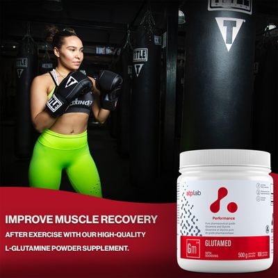 ATP LAB | Glutamed 500g | Pure Pharmaceutical-Grade Glutamine and Glycine. The Best Combination of glutamine and glycine.