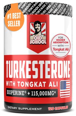 Turkesterone 15,000mg [Max Potency] + BioPerine for High Absorption Supplement with Tongkat Ali - Increase Lean Muscle Growth &amp; Recovery, Drive &amp; Stamina - USA Made &amp; Non GMO - 120 V Capsules