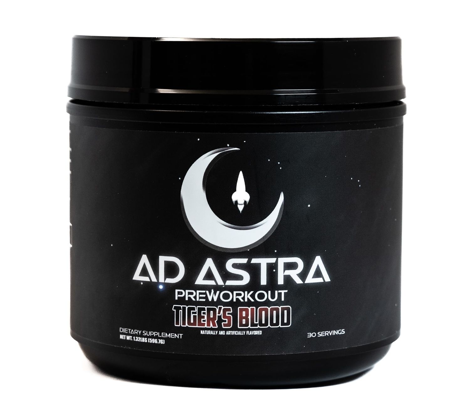 Ad Astra Preworkout - Potent Focus Blend - Tiger&#39;s Blood Flavor - Organic Red Beet Root Powder Base Pre Workout - L-Citrulline, Beta Alanine, L-Tyrosine, L-Theanine, Betaine Anhydrous