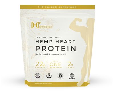 HEMPP Vegan Protein Powder, Hemp Protein Powder, Hemp Seeds Organic, Hemp Hearts, Plant Based Protein Powder, Unsweetened, Unflavored, Raw, Clean, Keto Friendly, Gluten, Dairy, Lactose, Sugar Free