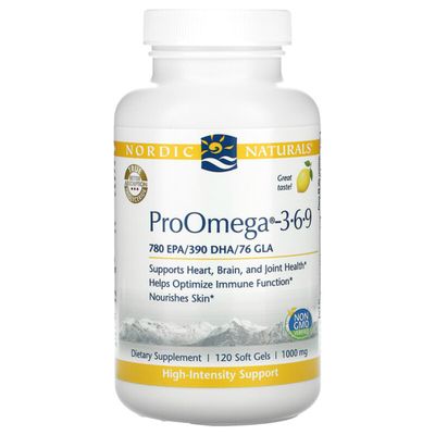 Nordic Naturals ProOmega 2000, Lemon Flavor - 120 Soft Gels - 2150 mg Omega-3 - Ultra High-Potency Fish Oil - EPA &amp; DHA - Promotes Brain, Eye, Heart, &amp; Immune Health - Non-GMO - 60 Servings