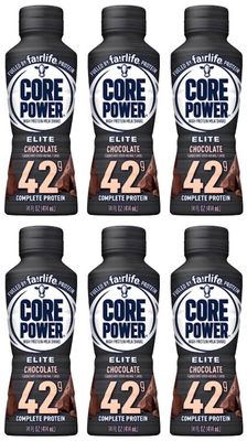 WESTERNMBY Fairlife Core Power High Protein Milk Shakes, Ready to Drink (6 Chocolate, 42g)