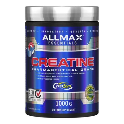 ALLMAX Essentials CREATINE - 1000 g Powder - Improves Performance &amp; Training Intensity - Vegan &amp; Gluten Free - 200 Servings