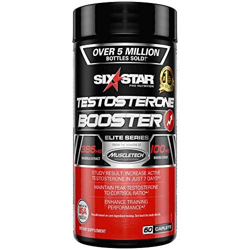 Testosterone Booster for Men Six Star Pro Nutrition Test Booster for Men Extreme Strength + Enhances Training Performance + Scientifically Researched Test Boost Supplement, 60 Pills