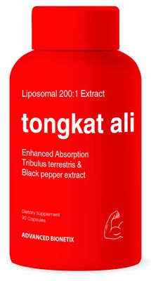 Advanced Bionetix Liposomal Longjack Tongkat Ali Extract Capsules 200x Strength | 200,000 mg | Strength, Drive, Performance &amp; Muscle Mass