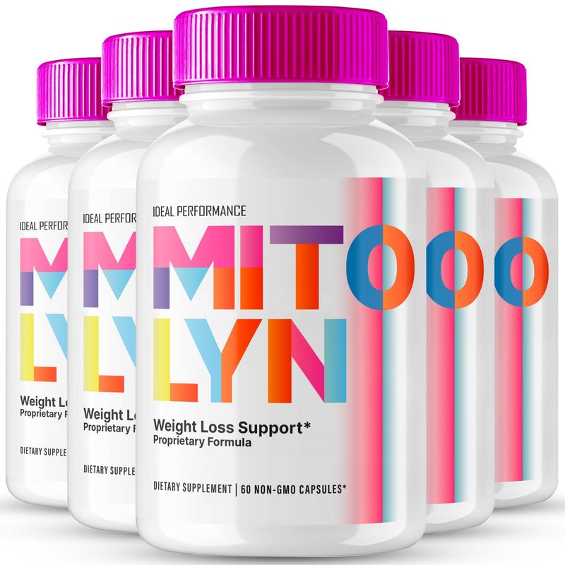 Mitolyn Capsules, Mitolyn Pills Advanced Formula - Mitolyn Dietary Supplement for Maximum Strength, Mito lyn All Natural Keto Pills, Mitolyn Capsules, Mito lyn Pills Reviews (5 Pack)