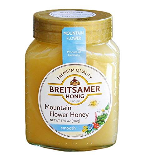 Breitsamer, Creamy Mountain Flower Honey, 17.6 Ounce