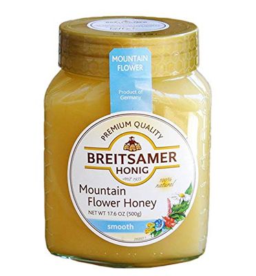 Breitsamer, Creamy Mountain Flower Honey, 17.6 Ounce