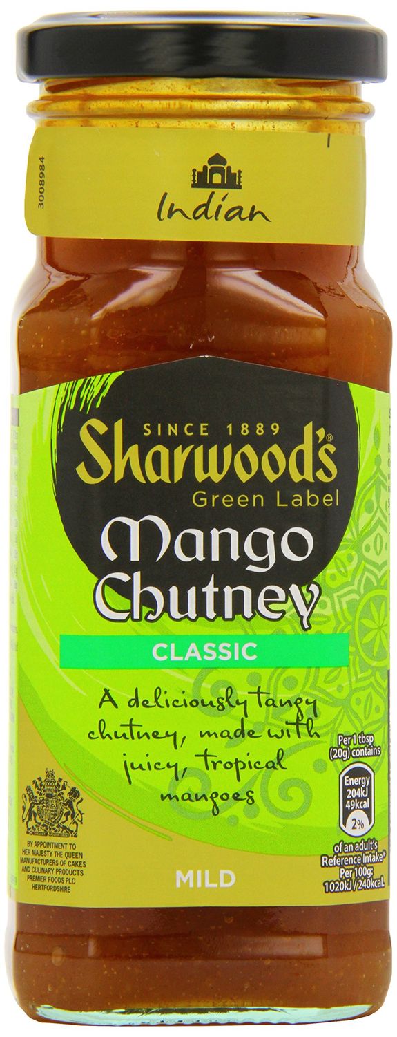 Sharwood&#39;s Green Label Mango Chutney 360g