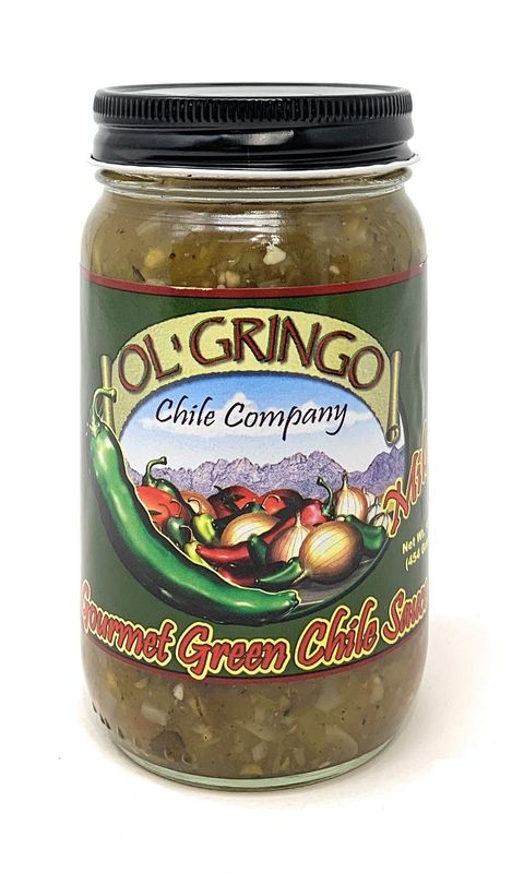 Ol&#39; Gringo Chile Company Green Chile Sauce Mild 16 Ounce
