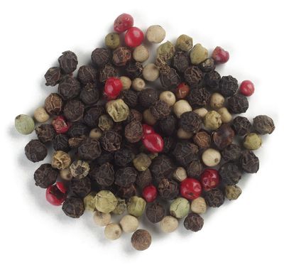 Frontier Co-op Peppermill 4-Peppercorn Blend, 1-Pound Bulk, Gourmet Blend of Black, White, Green &amp; Pink Peppercorns