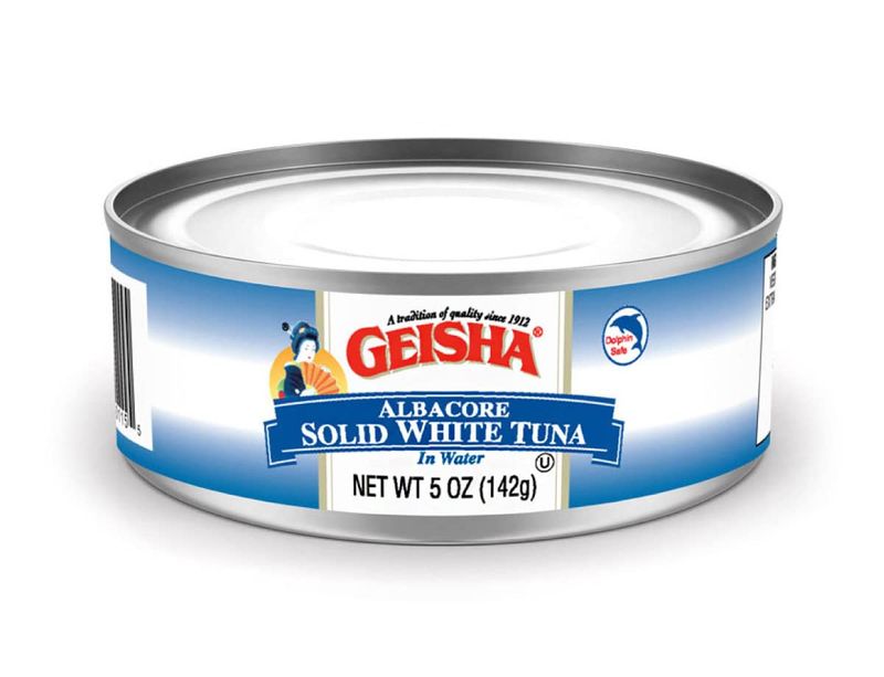 GEISHA Solid White Tuna In Water 5oz(Pack of 24), Canned Albacore Tuna | No Trans Fat - No Sugar Added - Kosher Certified - Gluten Free - Omega 3 - Good Source of Protein