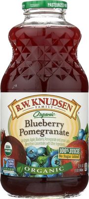 R.w. Knudsen Organic Juice - Blueberry Pomegranate - Case Of 6 - 32 Fl Oz