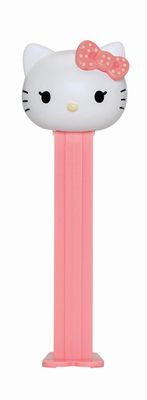 Hello Kitty Pez Dispenser - Pink Bow Hello Kitty Pez Candy Dispenser With 2 Extra Candy Refills | Hello Kitty Party Favors, Grab Bags