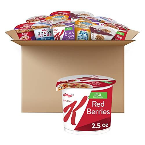 Kellogg&#39;s Wellness Assortments Breakfast Cereal in a Cup, Variety, 2.2oz (60 Count)