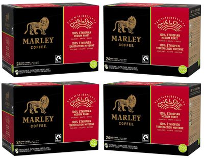 Marley Coffee One Love, Single Serve RealCup (96 Count)