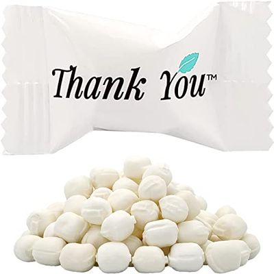 The Dreidel Company Thank You Buttermints, Mint Candies, After Dinner Mints, Butter Mint Candy, Fat-Free, Individually Wrapped (275 Pieces)