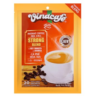 Vinacafe Gold Red Strong Rich Blend, 20 Sachets (Single)